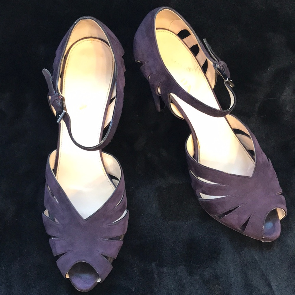 Prada suede heels